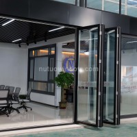 Thermal Insulation Aluminum Bi-Folding Door for Home Replacement