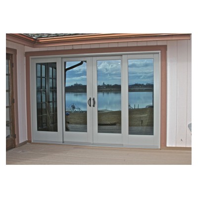 Hot Selling Weather Proof Thermal Break Aluminum Heavy Duty High Insulation Grade Full View Bi Folding Doors